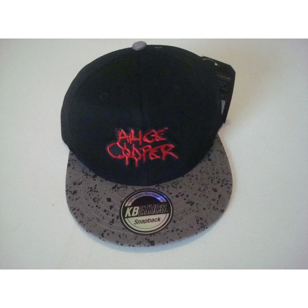 ALICE COOPER SNAKE  GOLF SNAPBACK  BEACH 00S Y2K  HAT CAP VINTAGE  S2